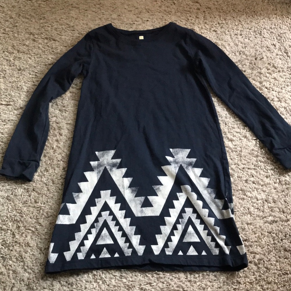 Girls Tea Collection size 10 long sleeve dress
